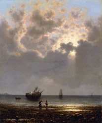 Sonne bricht durch die Wolken