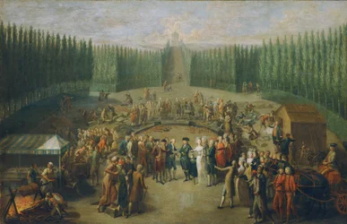Grundsteinlegung des Tempels der Concordia in Laxenburg