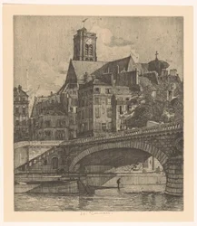 Ansicht der Saint-Gervais in Paris