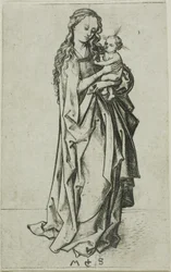 Kleine stehende Madonna mit Kind