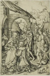 Die Anbetung der Könige, aus dem Leben Christi