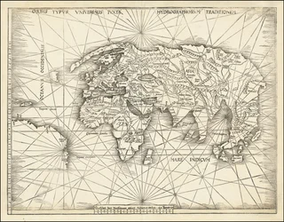 1513 Karte - Orbis Typus Universalis Iuxta Hydrographorum Traditionem