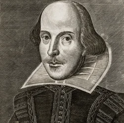 Porträt von William Shakespeare von Martin Droeshout