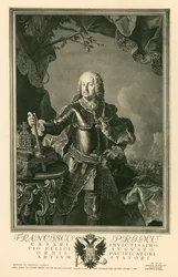 Franz I. Stephan, Kaiser des Heiligen Römischen Reiches (Gravur)