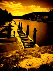 An der Alten Mainbrücke in Würzburg