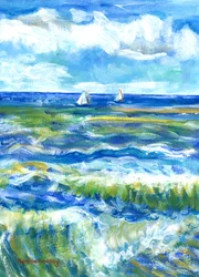 Saintes-Maries-de-la-Mer (Hommage an Vincent van Gogh)