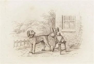 Illustration zu "Halvhundrede Fabler for Børn" von Hey