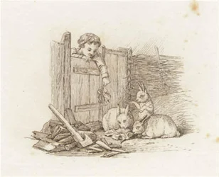 Illustration zu "Halvhundrede Fabler for Børn" von Hey