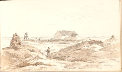 Dünenlandschaft bei der Kirche von Råbjerg