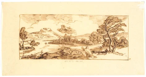 Landschaft mit biblischem Motiv