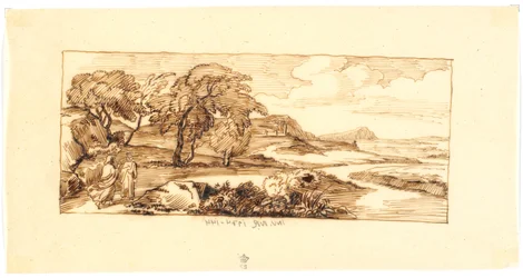 Landschaft mit biblischem Motiv