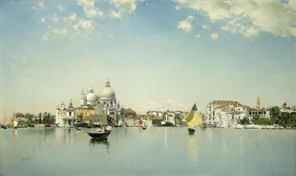 Blick auf Venedig in Richtung Santa Maria Della Salute
