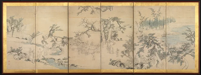 Literarisches Treffen im Orchideenpavillon