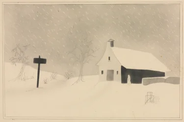 Schneesturm in Vermont