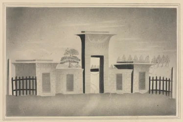 Das Tor von Mount Auburn, bei Boston