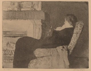 Vor dem Kamin Nr. 1, ca. 1882