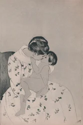 Mutter und Kind, ca. 1890er Jahre