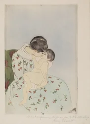 Kuss der Mutter, 1890-1891.