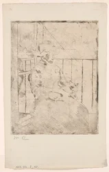 Auf dem Balkon