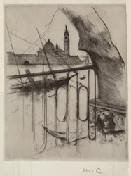 Ansicht von Venedig, 1887