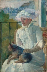 Junges Mädchen am Fenster