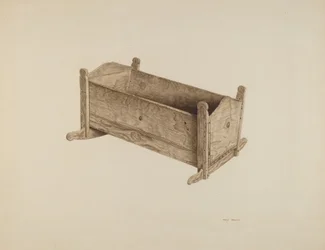 Wiegenkasten, ca. 1939