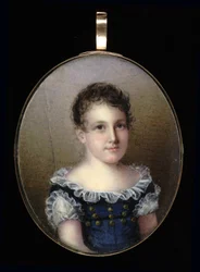 Porträt eines jungen Mädchens, 1825