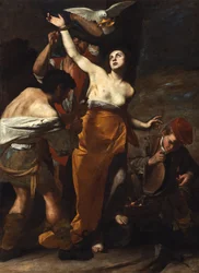 Das Martyrium der heiligen Agatha, um 1619