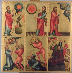 Linker Flügel des Hochaltars von St. Peter in Hamburg, der Grabower Altar