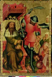 Das Massaker der Unschuldigen, Detail vom Grabower Altar
