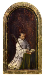 Diptychon von Robrecht de Clercq, Abt von Ter Duinen, ca. 1499