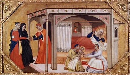 Die Geburt der Jungfrau Maria, ca. 1365-1370