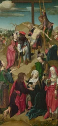 Die Kreuzabnahme Triptychon: Szenen aus der Passion Christi, rechter Flügel, ca. 1510