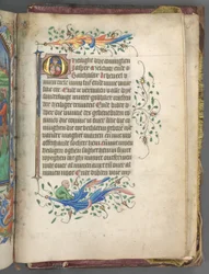 Stundenbuch (Gebrauch von Utrecht): fol. 222r, Initiale mit den drei Königen