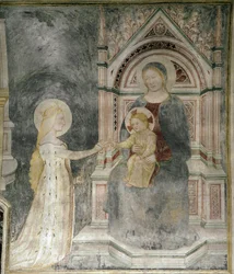 Geistliche Hochzeit Christi mit der Heiligen Maria Magdalena (Detail)