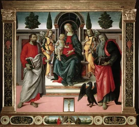 Jungfrau mit Kind mit St. Johannes und St. Bartholomäus