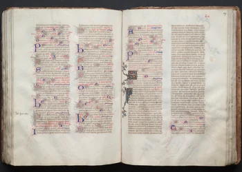 Das Gotha Missale: Fol. 107r, Text (ca. 1375)
