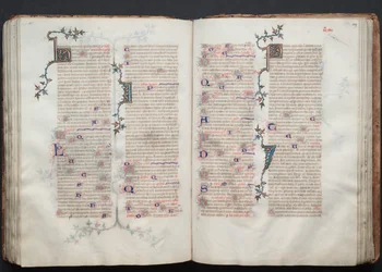 Das Gotha Missale: Fol. 108v, Text, ca. 1375