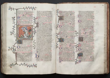 Das Gotha Missale: Fol. 125r, Text, ca. 1375