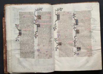 Das Gotha Missale: Fol. 12r, Text, ca. 1375
