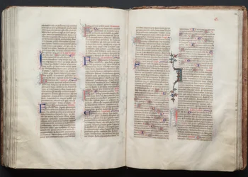 Das Gotha-Missale: Fol. 133r, Text, ca. 1375