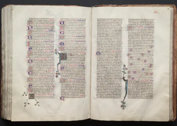 Das Gotha Missale: Fol. 135v, Text (ca. 1375)