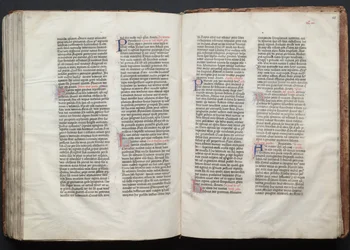Das Gotha-Missale: Fol. 154v, Text, ca. 1375