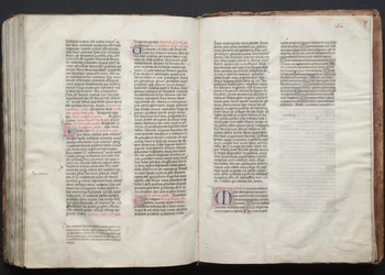 Das Gotha Missale: Fol. 156v, Text, ca. 1375