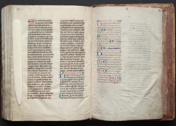 Das Gotha Missale: Fol. 164r, Text, ca. 1375