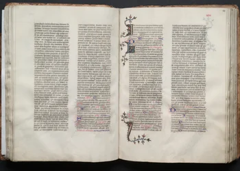 Das Gotha Missale: Fol. 47v, Text, ca. 1375