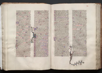 Das Gotha Missale: Fol. 53v, Text, ca. 1375