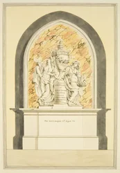 Grab von Mrs. Elizabeth Draper, gestorben 1835, in der Kathedrale von Bristol