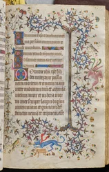 Stundenbuch von Karl dem Edlen, König von Navarra (1361-1425): fol. 129r, Text