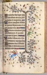 Stundenbuch von Karl dem Edlen, König von Navarra 1361-1425: fol. 190r, Text